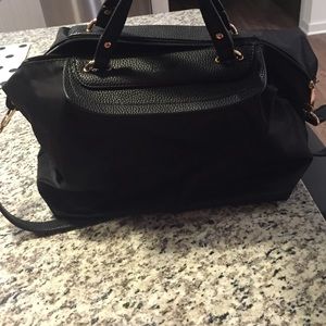 Black nylon Neiman Marcus purse