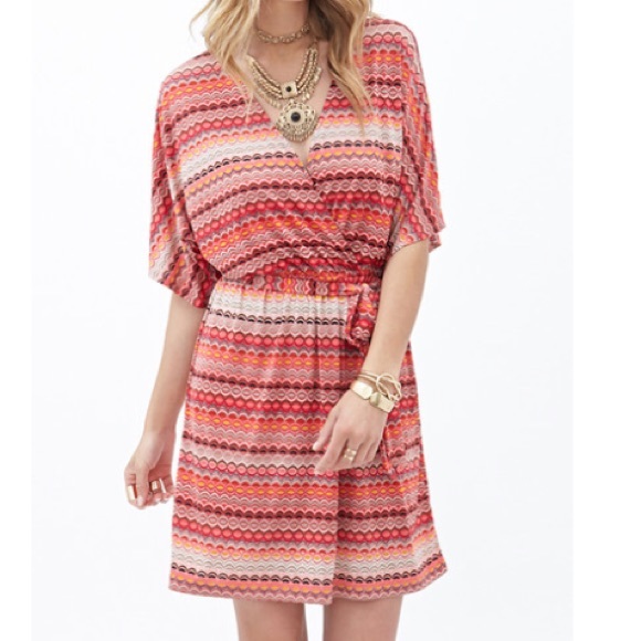 NWT Love 21 Forever 21 Surplice Dress small new