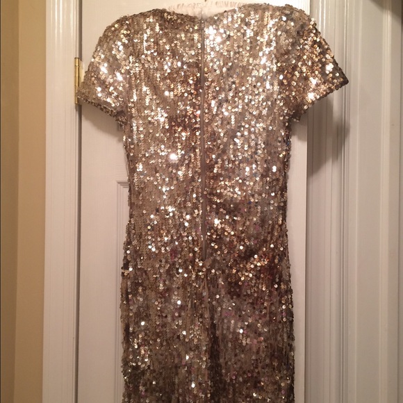 Forever 21 gold sequin mini - Picture 2 of 4