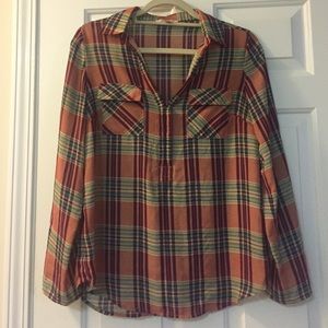 SPRING CLEANING Plaid blouse