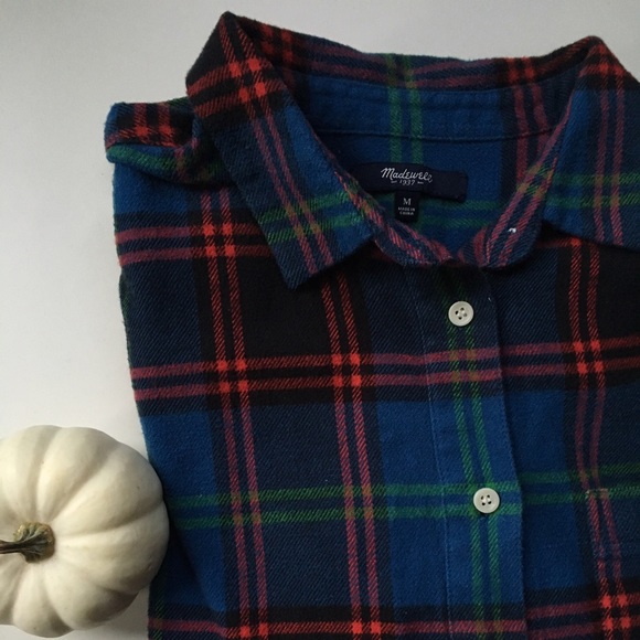 Madewell Plaid Flannel Shirt