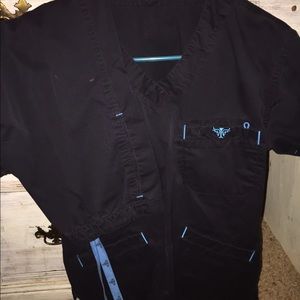 Scrub top and bottoms