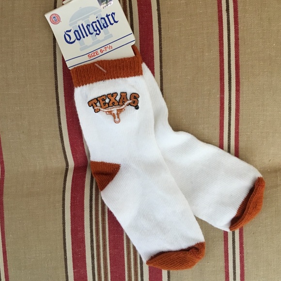 NEW! University of Texas Collegiate Socks - Picture 1 of 3