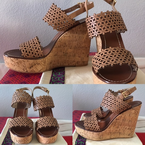 Tory Burch Wedge Heel BRAND NEW NEVER WORN W/ BOX!