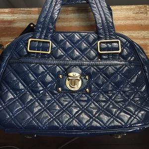 Marc Jacobs Quilted Patent Leather BowlerSatchel
