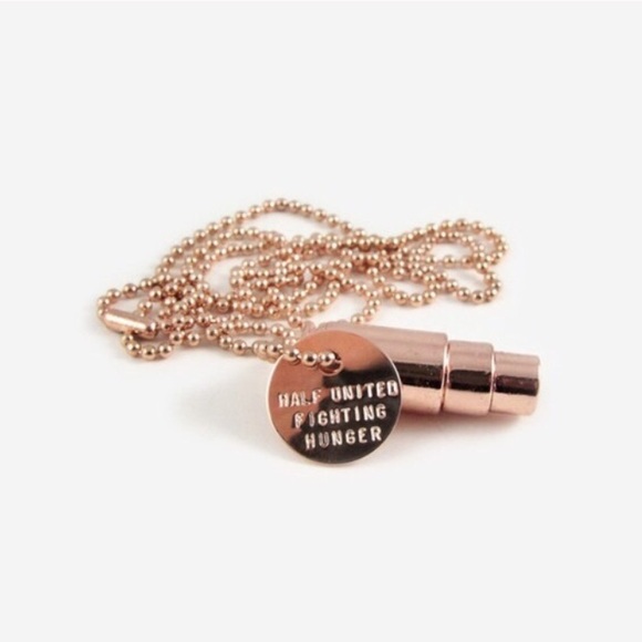 Rose Gold Bullet Necklace - Picture 4 of 4