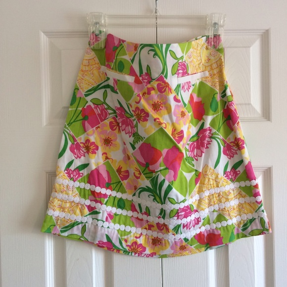 NWOT Lilly Pulitzer Printed Skirt