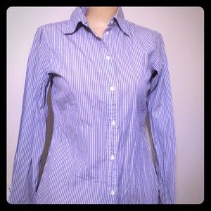 🛍FGw20$🛍 GAP Sz. 2 blue/white stripe button down