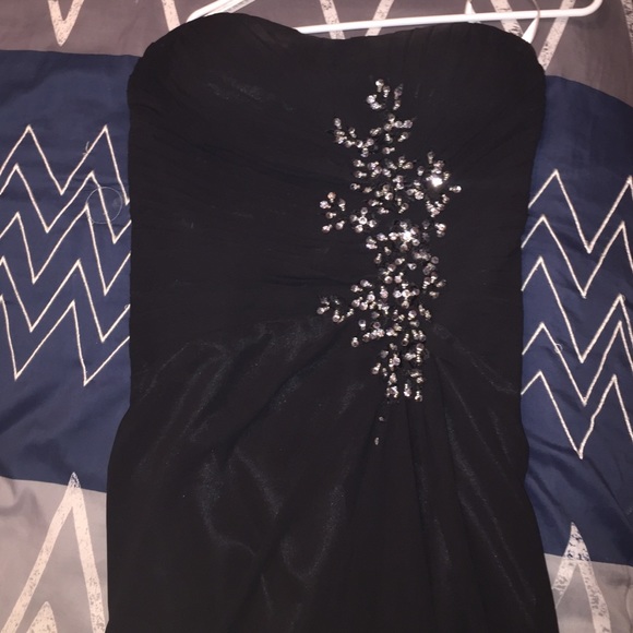 BLACK PROM DRESS PERFECT CONDITION! - Picture 1 of 3