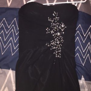 BLACK PROM DRESS PERFECT CONDITION!
