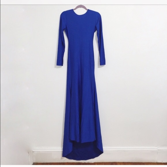 Blue maxi dress