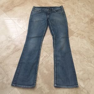 Silver bootcut jeans