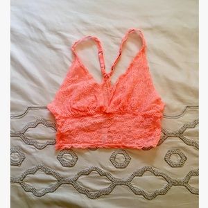 Victoria's Secret Lace Unlined Racerback Bralet