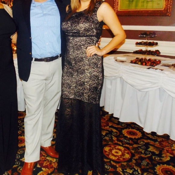 Long black formal dress