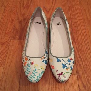 Camper floral flats size 38 NEW!