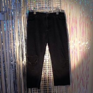 ASOS CURVE HIGH WAISTED JEANS - 14