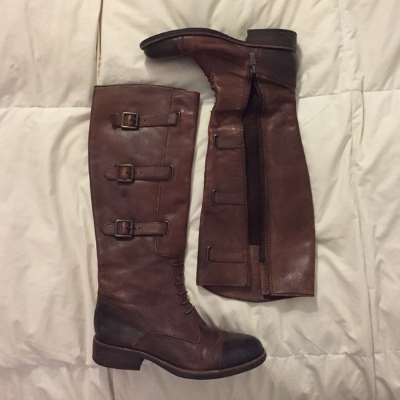 • Brown Vince Camuto "Fenton" Riding Boot •