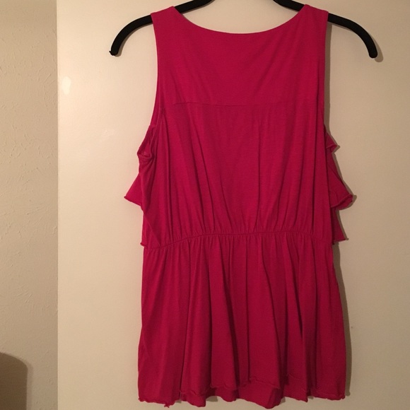 Pink Ruffled Top - Elle - Picture 2 of 4