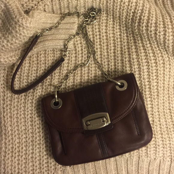 B. Makowsky Leather Crossbody Bag