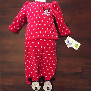 MinnieMouse fleece pajamas