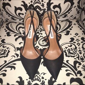 Steve Madden Lace Up High Heel Pointed Toe Pumps