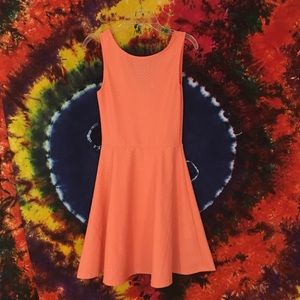 Salmon Flare Dress