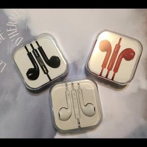 3 pieces earphones