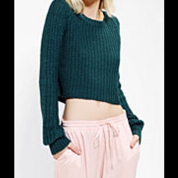 Kimchi Blue Tops - Kimchi blue shaker cropped sweater