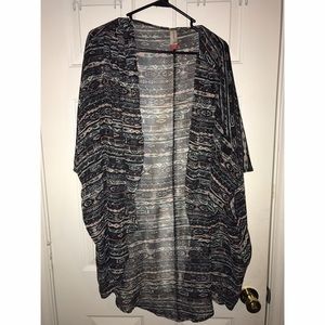 Aztec cardigan top