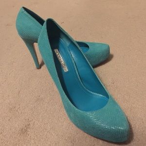 BCBGeneration Aqua Leather Pumps