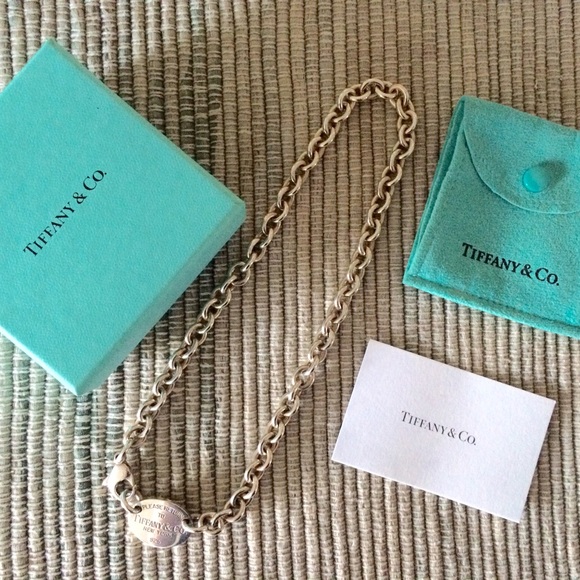 TIFFANY & CO Oval Choker Necklace