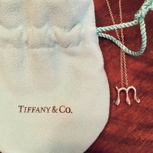 Sale!! Tiffany & Co Elsa Peretti "M" necklace