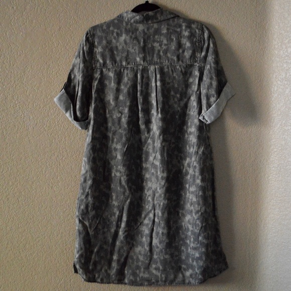 • s & l • gray camo shirt dress - Picture 4 of 4