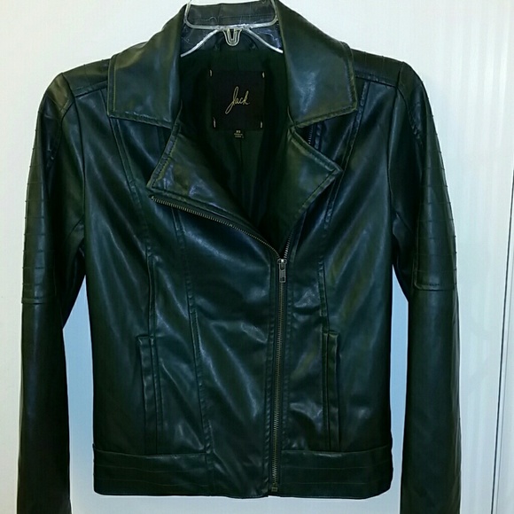 Jack Faux Leather Jacket