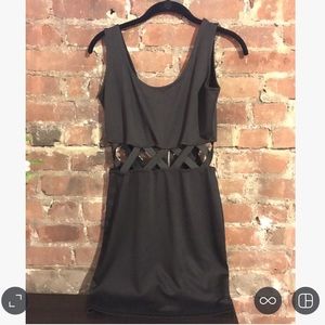 Black Cut Out Dress