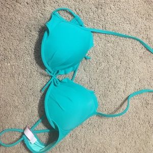 green blue bathing suit top