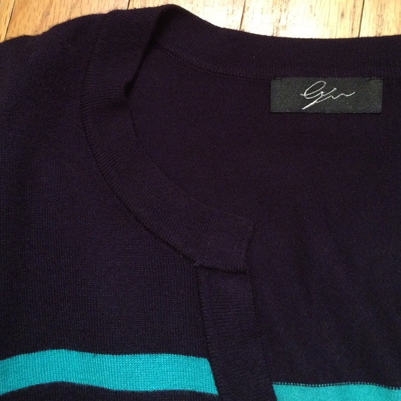 Green and navy blue cardigan super such. - Picture 4 of 4