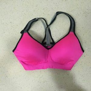 SO sports bra hot pink