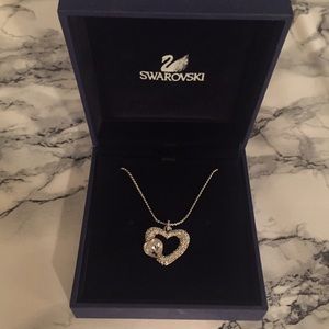 Swarovski crystal heart necklace