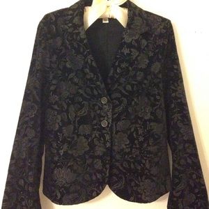 Talbots Floral Blazer