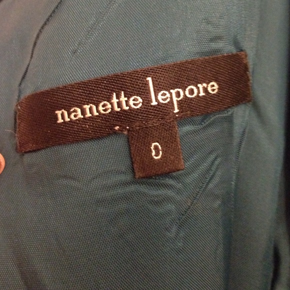 Nanette Lepore "grant my wish" teal dress - Picture 3 of 4
