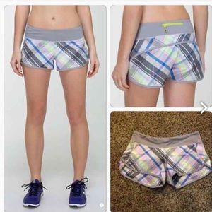 Lullaby plaid speed shorts