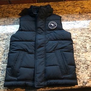 Abercrombie Puffer Vest Navy Size Large Boys