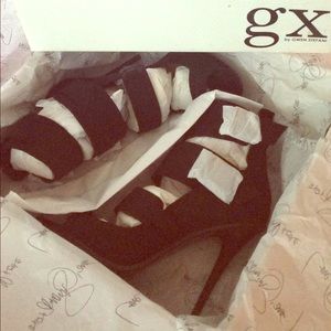 Strappy, Black, heels, Size 7, 8, 6 Gwen Stefani