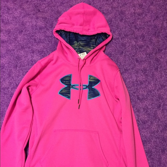 Pink Under Armour Cold Gear Hoodie