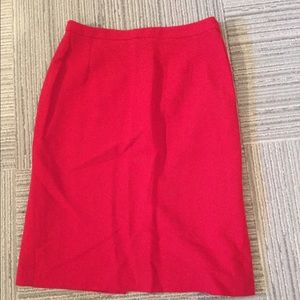 Red Pencil Skirt