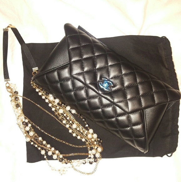 Chanel fold up again clutch