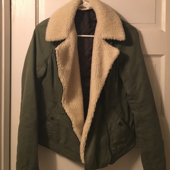 Army green with fleece jacket - Picture 2 of 4