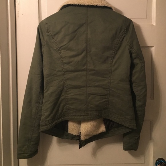 Army green with fleece jacket - Picture 3 of 4