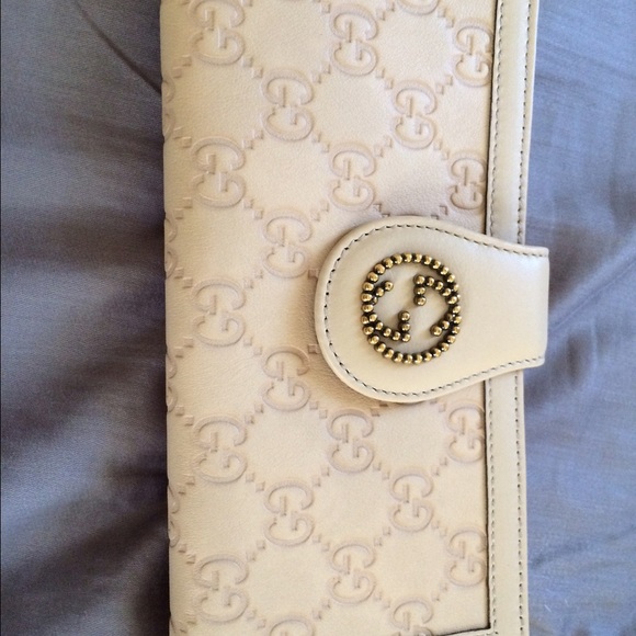 BRAND NEW Gucci Scarlett Guccissima leather wallet